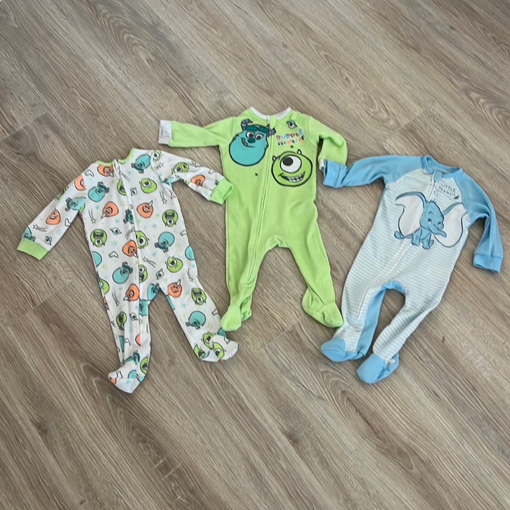 Disney 6 Month zippered Baby wear